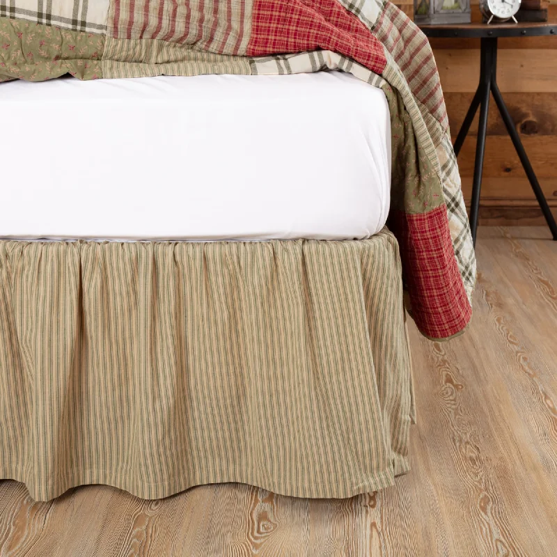 Prairie Winds Ticking Stripe Bed Skirt