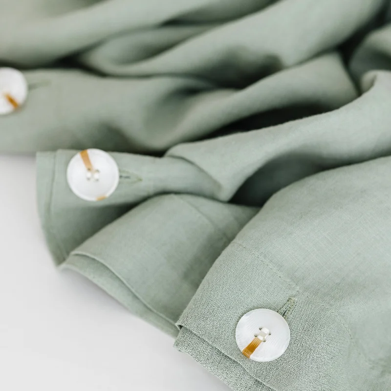 Sage Green Linen Duvet