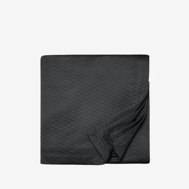 Sferra | Favo Coverlet - Full/Queen - Charcoal