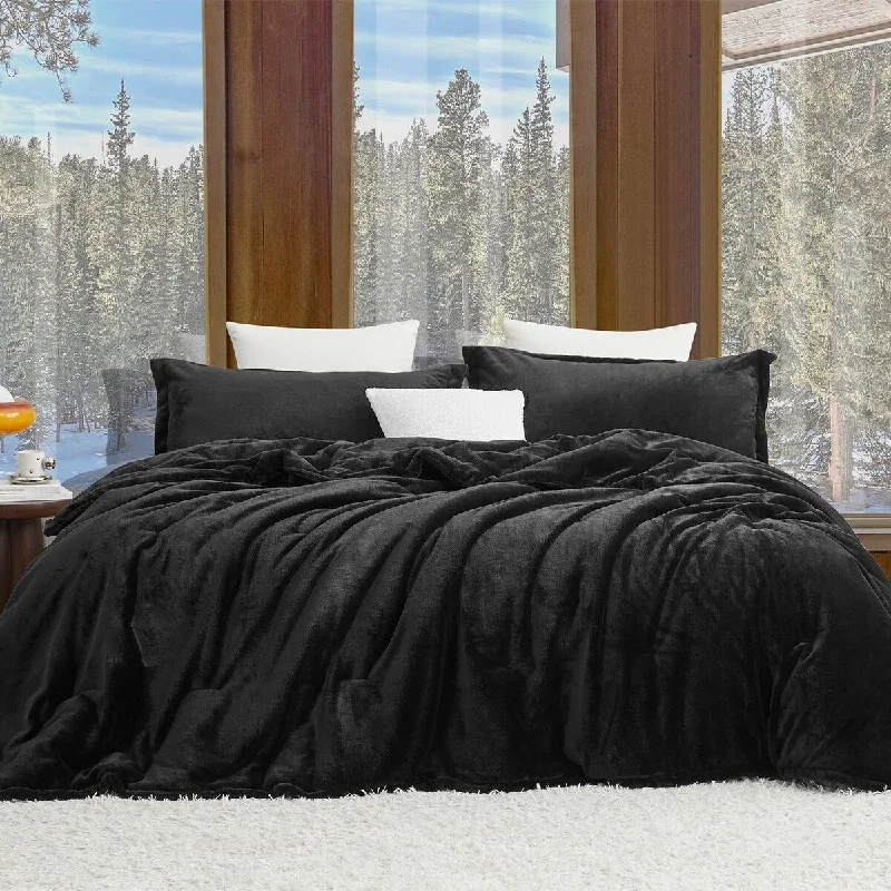 Softer than Soft® - Coma Inducer® Oversized Comforter Set - Black