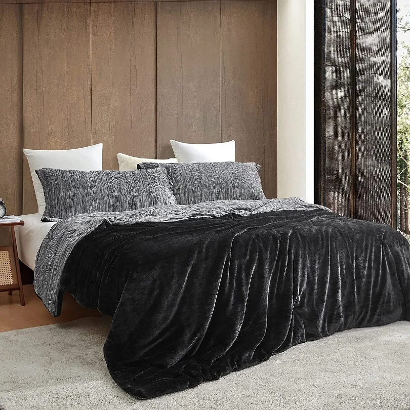 Some Like it Hot - Some Like it Cold - Coma Inducer® Oversized Comforter Set - Black