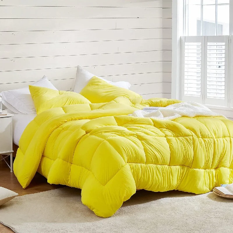 Summertime - Coma Inducer® Oversized Comforter - Illuminating Yellow