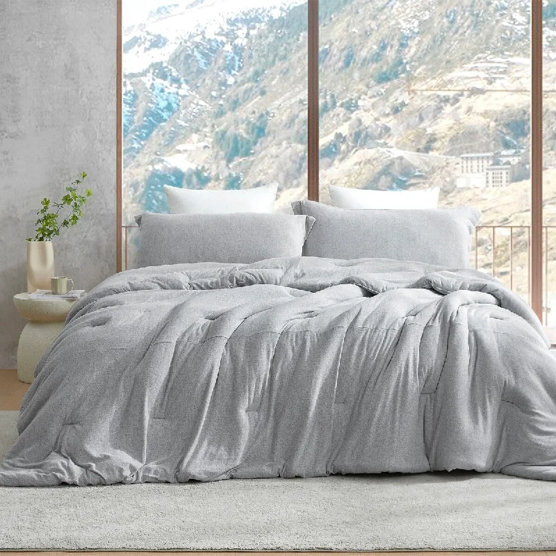 Sweater Weather - Coma Inducer® Oversized Comforter Set - Glacier Gray