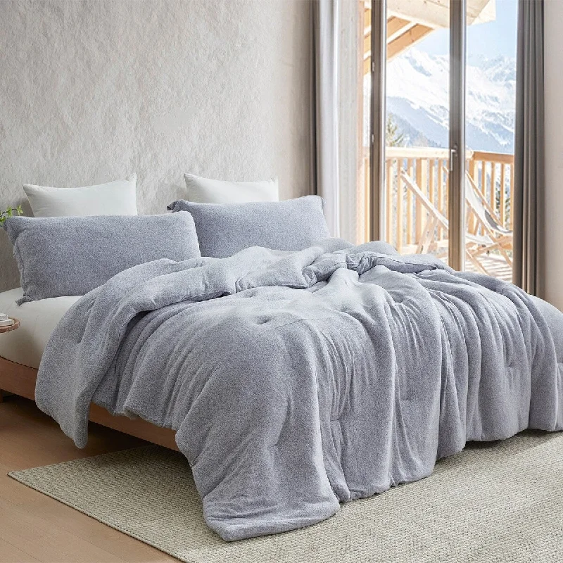 Sweater Weather - Coma Inducer® Oversized Comforter Set - Nightfall Navy Snow