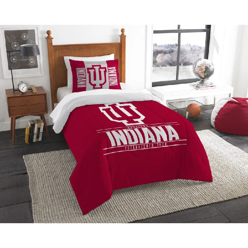 The Northwest Co COL Indiana Modern Take Twin Red 2-piece Comforter Set