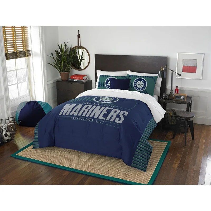 The Northwest Company Mariners Blue Polyester Full/Queen 3-piece Comforter Set