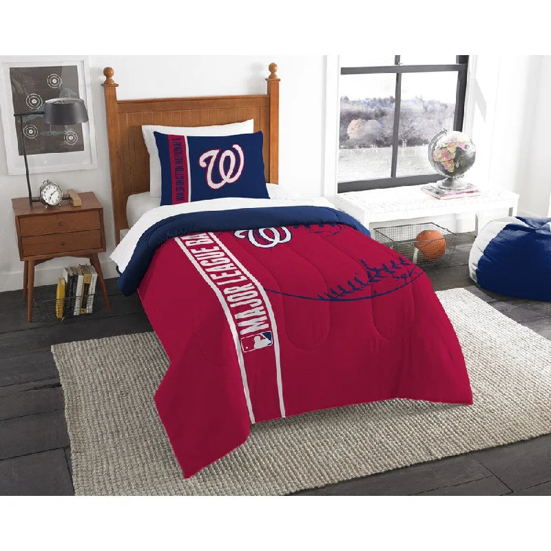 The Northwest Company MLB 862 Nationals Twin Printed Comforter Set