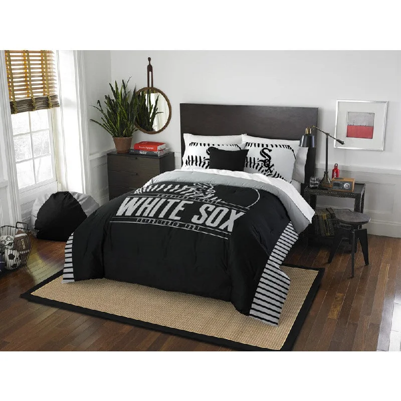 The Northwest Company MLB Chicago White Sox Grandslam Full/Queen 3-piece Comforter Set