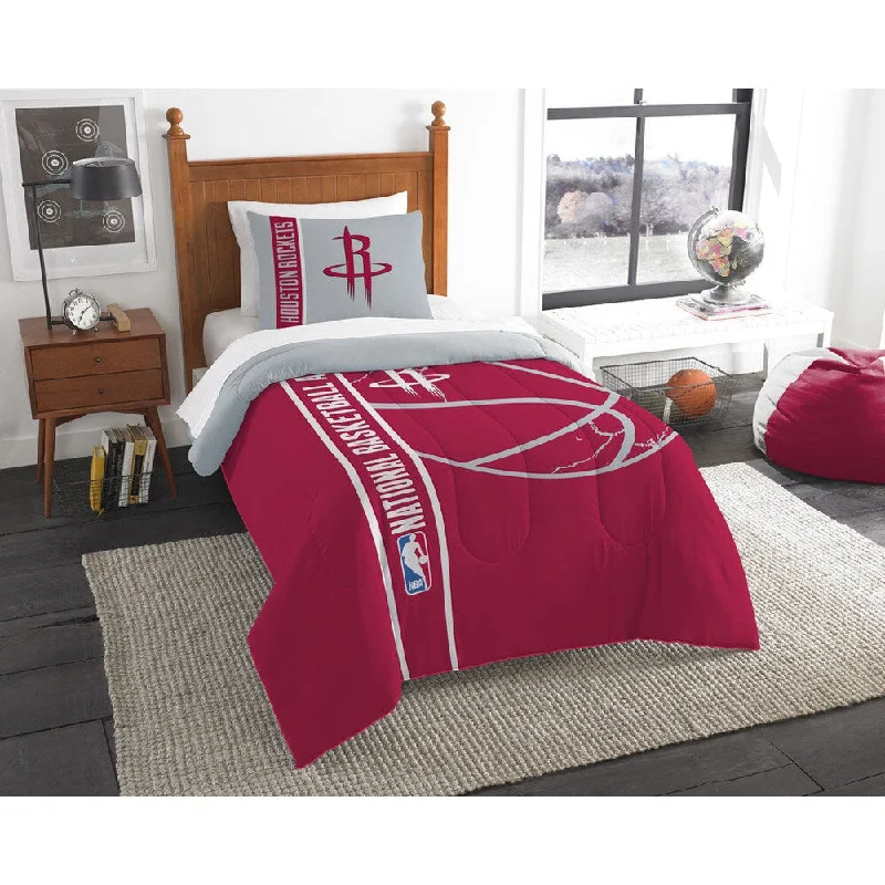 The Northwest Company NBA 862 Rockets Twin Printed Comforter Set