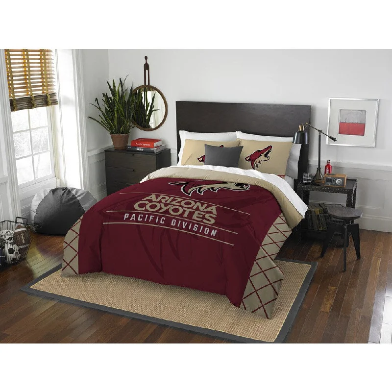 The Northwest Company NHL Arizona Coyotes Draft Full/ Queen 3-piece Comforter Set