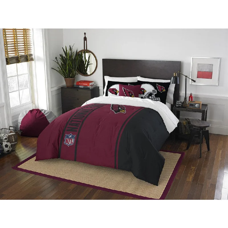 The Northwest Company Official NFL Arizona Cardinals Full Applique 3-piece Comforter Set - Multi