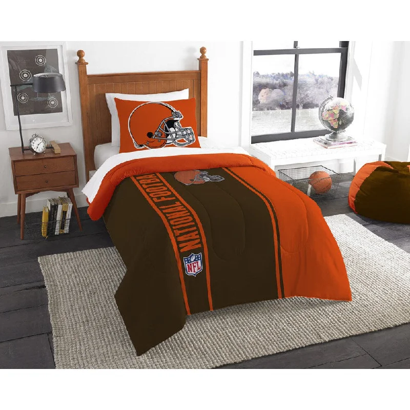 The Northwest Company Official NFL Cleveland Browns Twin Applique 2-piece Comforter Set