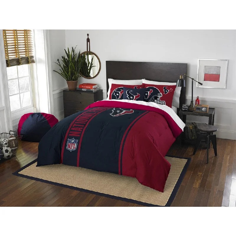 The Northwest Company Official NFL Houston Texans Full Applique 3-piece Comforter Set