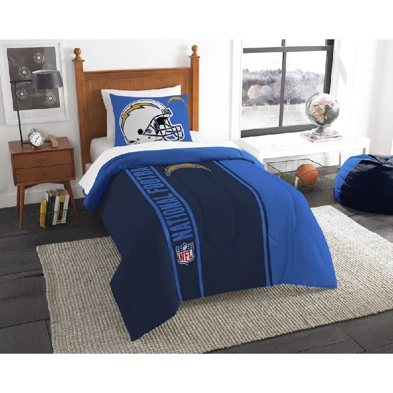 The Northwest Company Official NFL Los Angeles Chargers Twin Applique 2-piece Comforter Set