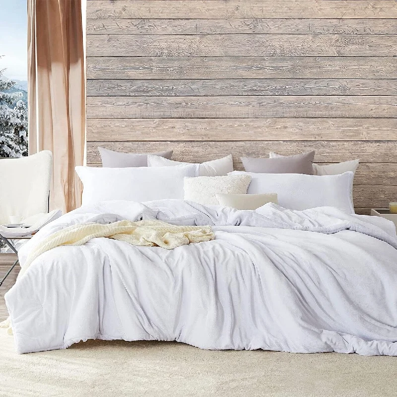 The Original Plush - Coma Inducer® Oversized Comforter Set - Pearl White