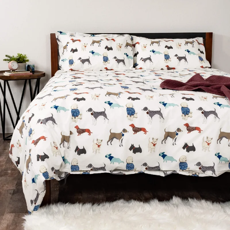 Unleashed 200 Thread Count Percale Duvet Cover Set