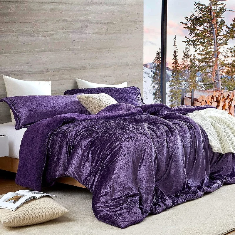 Velvet Crush - Coma Inducer® Oversized Comforter Set - Purple Reign