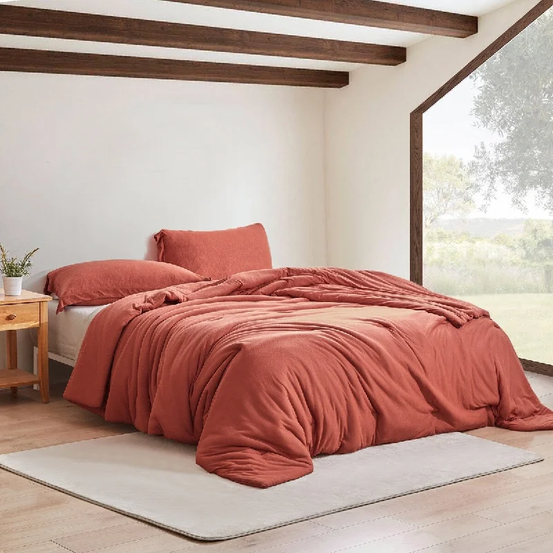 We Be Slubbin - Coma Inducer® Oversized Comforter Set - Rust Red