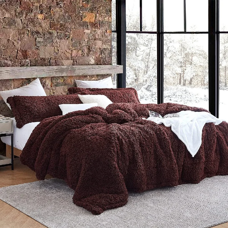 Winter Thick - Coma Inducer® Oversized Comforter Set - Burgundy Chocolate