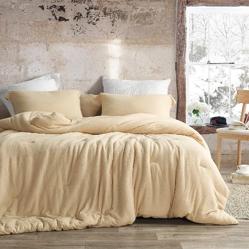 Wool-Ness - Coma Inducer® Oversized Comforter Set - Gilded Beige