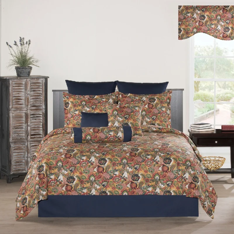 Orleans traditional floral comforter set